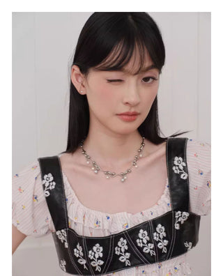 starry pearl necklace
