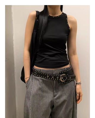 rivet embossed belt