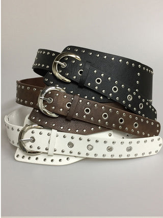 rivet embossed belt