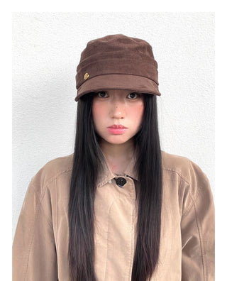 pleated wide brim
