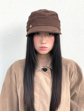 pleated wide brim