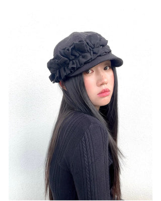 cotton newsboy cap