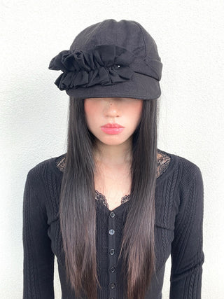 cotton newsboy cap