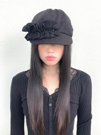 cotton newsboy cap