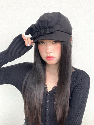 cotton newsboy cap