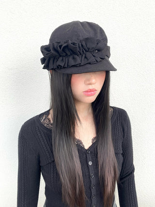 cotton newsboy cap