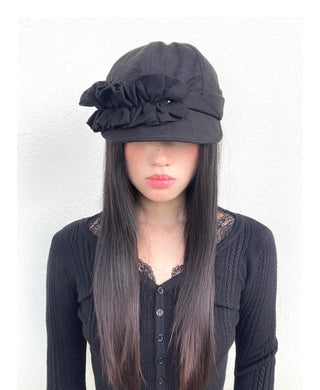 cotton newsboy cap