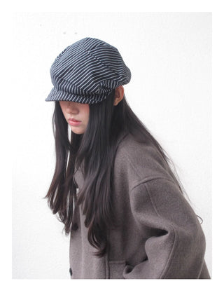 plain white beret