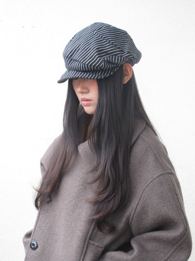 plain white beret