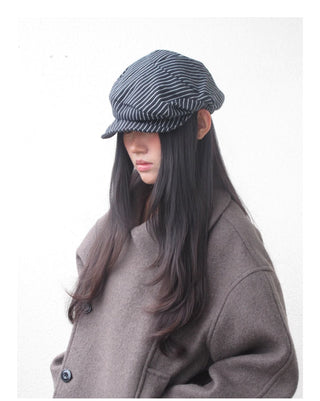 plain white beret