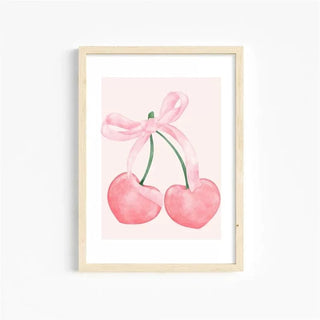 Pink Bow Coquette Poster