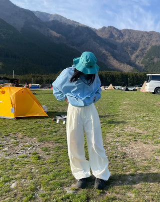 hoody nylon wind breaker