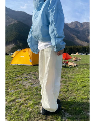 hoody nylon wind breaker