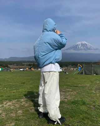 hoody nylon wind breaker