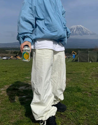 hoody nylon wind breaker