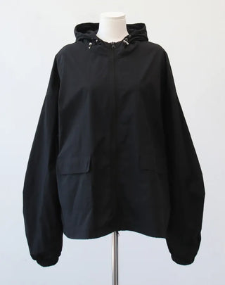 hoody nylon wind breaker