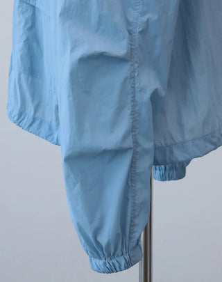 hoody nylon wind breaker