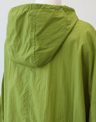 hoody nylon wind breaker