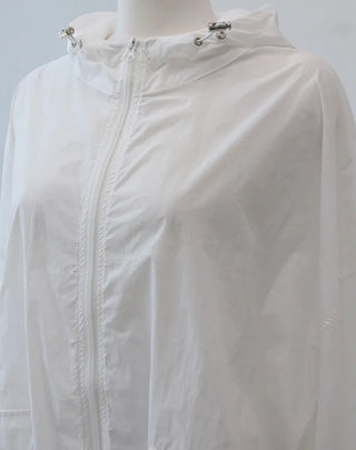 hoody nylon wind breaker