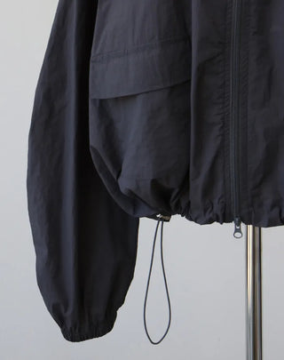 hoody nylon wind breaker