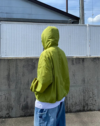 hoody nylon wind breaker