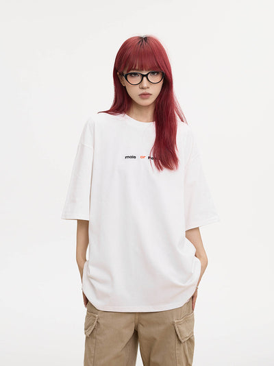 Oversize printed T-shirt