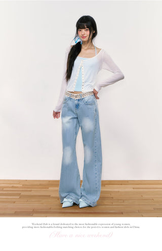 [WEEKH] light wide jeans