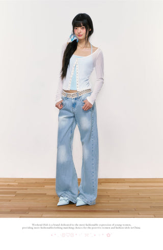 [WEEKH] light wide jeans