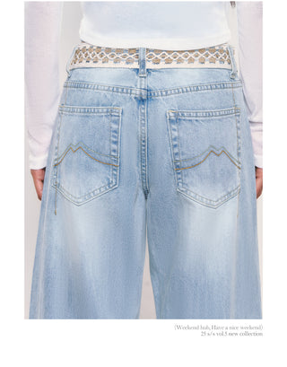 [WEEKH] light wide jeans