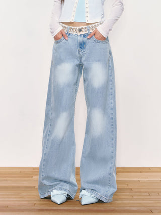 [WEEKH] light wide jeans