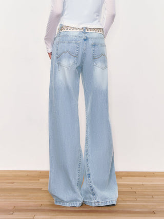 [WEEKH] light wide jeans