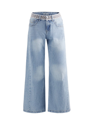[WEEKH] light wide jeans