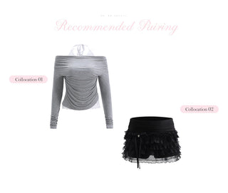 [WEEKH] lace halter top