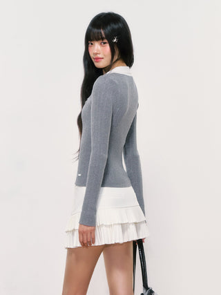 [WEEKH] lace polo knit
