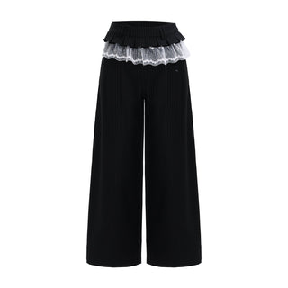 [WEEKH] striped wide pants