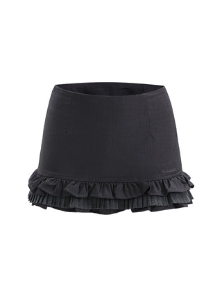 [WEEKH] ruffled a-line skirt