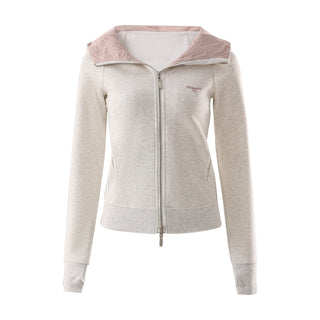 [WEEKH] patchwork hooded top