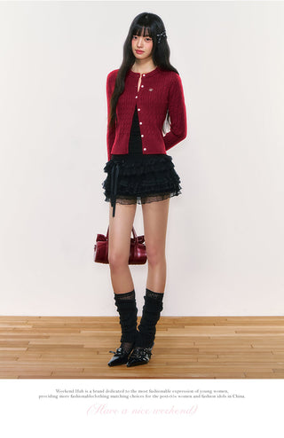 [WEEKH] bow lace culottes