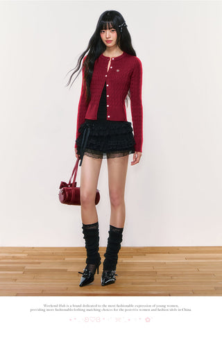 [WEEKH] bow lace culottes