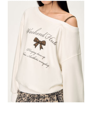 [WEEKH] leopard print sweater