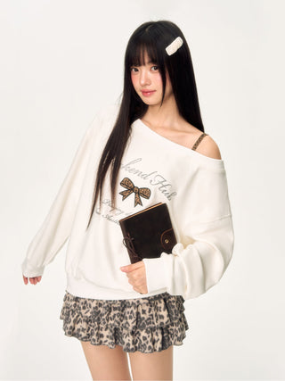 [WEEKH] leopard print sweater