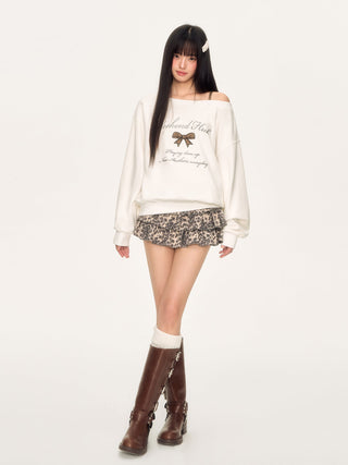 [WEEKH] leopard print sweater