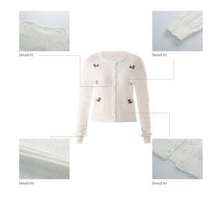 [WEEKH] dog knit cardigan