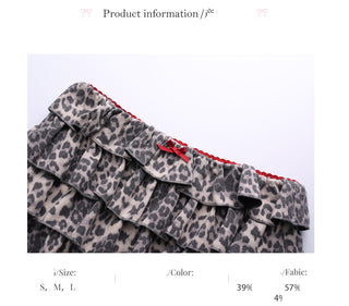 [WEEKH] leopard cake dress