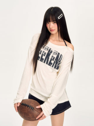 [WEEKH] lace-up shoulder top