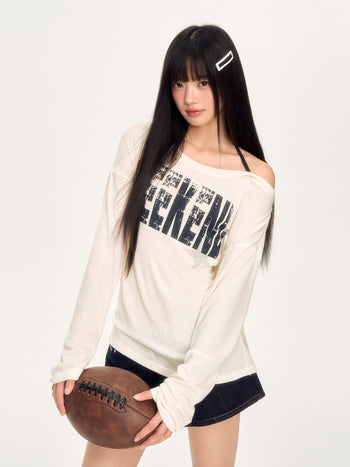 [WEEKH] lace-up shoulder top
