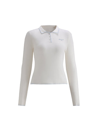 [WEEKH] contrast polo shirt