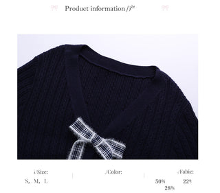 [WEEKH] knit cardigan set
