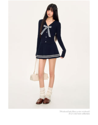 [WEEKH] knit cardigan set