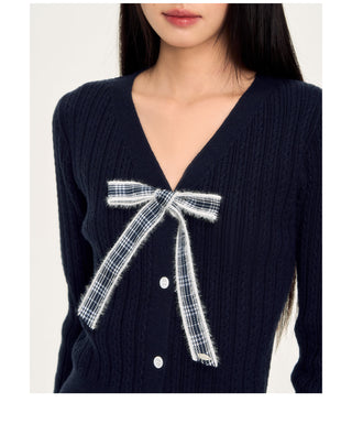 [WEEKH] knit cardigan set